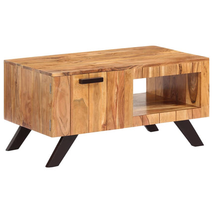 Table Basse 90X50X45 Cm Bois D'acacia Massif