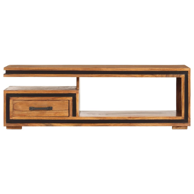 Table Basse 100X45X33 Cm Bois D'acacia Massif