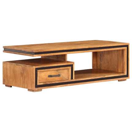 Table Basse 100X45X33 Cm Bois D'acacia Massif