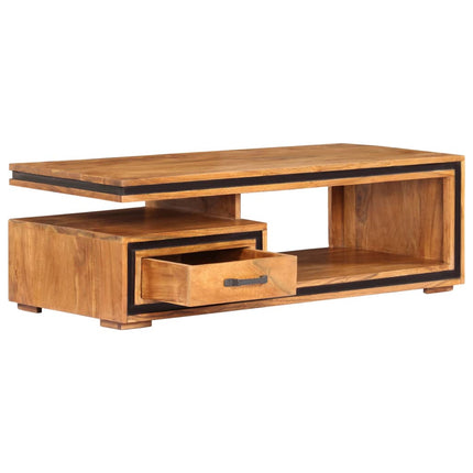 Table Basse 100X45X33 Cm Bois D'acacia Massif