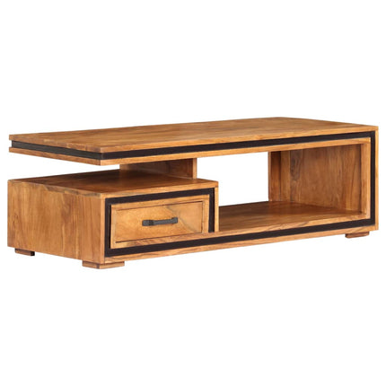Table Basse 100X45X33 Cm Bois D'acacia Massif