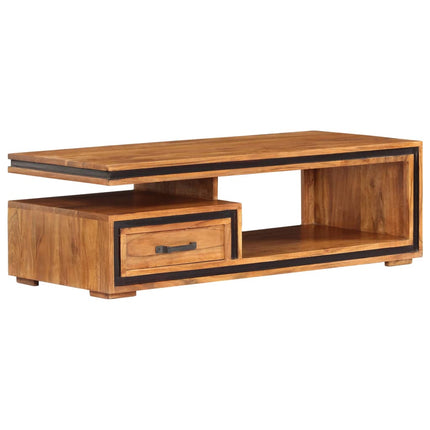 Table Basse 100X45X33 Cm Bois D'acacia Massif
