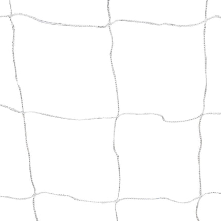 Buts De Football 2 Pcs Avec Filets 182X61X122 Cm Acier Blanc