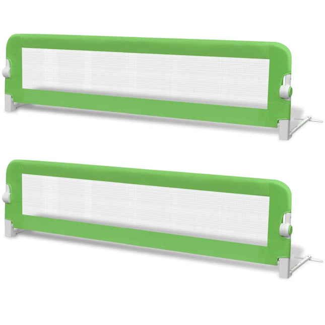 Barrière De Lit De Sécurité Pour Tout-Petits 2Pcs 150X42Cm