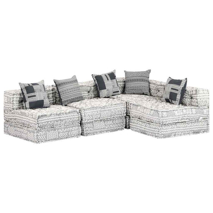 Pouf Modulaire À 2 Places Tissu
