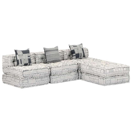 Pouf Modulaire À 2 Places Tissu