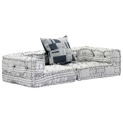 Pouf Modulaire À 2 Places Tissu