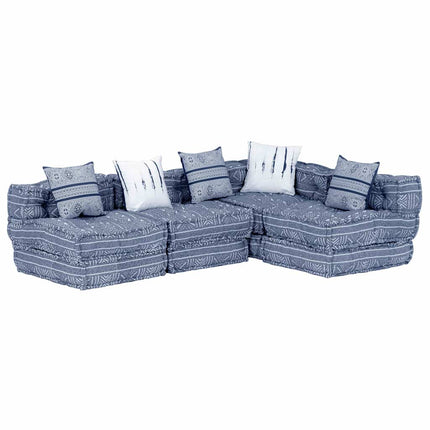 Pouf Modulaire À 2 Places Tissu