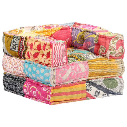 Pouf Modulaire À 2 Places Tissu
