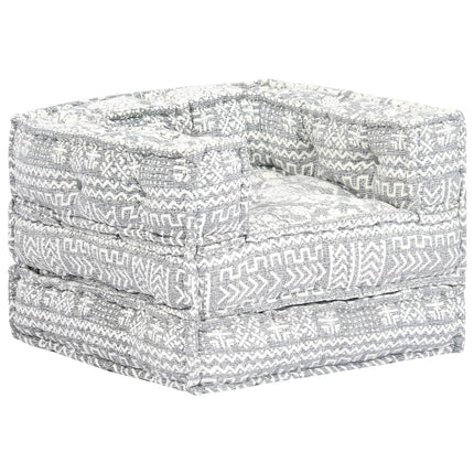 Pouf Modulaire À 2 Places Tissu