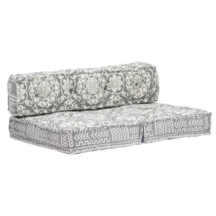Pouf Modulaire À 2 Places Tissu