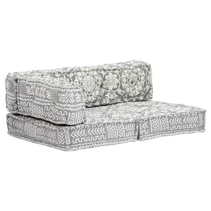 Pouf Modulaire À 2 Places Tissu
