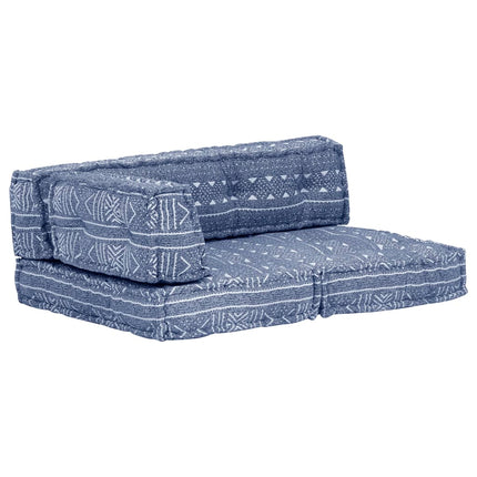 Pouf Modulaire À 2 Places Tissu