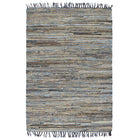 Tapis Chindi Tissé À La Main Denim Jute