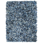 Tapis Shaggy Denim 120X170 Cm Bleu