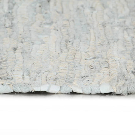 Tapis Chindi Tissé À La Main Cuir