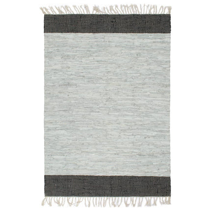 Tapis Chindi Tissé À La Main Cuir