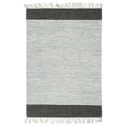 Tapis Chindi Tissé À La Main Cuir