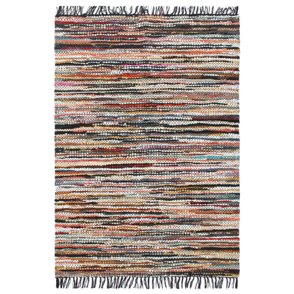 Tapis Chindi Tissé À La Main Cuir