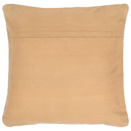Coussins Chindi Lot De 2 Brun Roux 45X45 Cm Cuir Et Coton