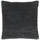 Coussins Chindi Lot De 2 Brun Roux 45X45 Cm Cuir Et Coton