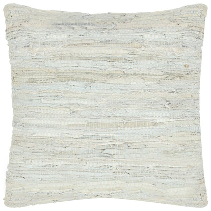 Coussins Chindi Lot De 2 Brun Roux 45X45 Cm Cuir Et Coton