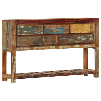 Buffet 120X30X75 Cm Bois De Récupération Solide