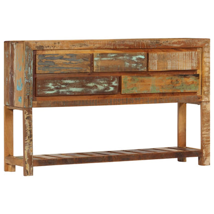 Buffet 120X30X75 Cm Bois De Récupération Solide