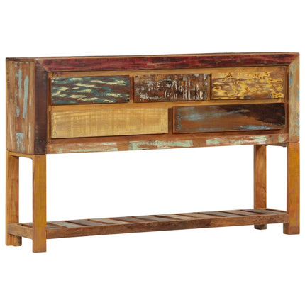 Buffet 120X30X75 Cm Bois De Récupération Solide