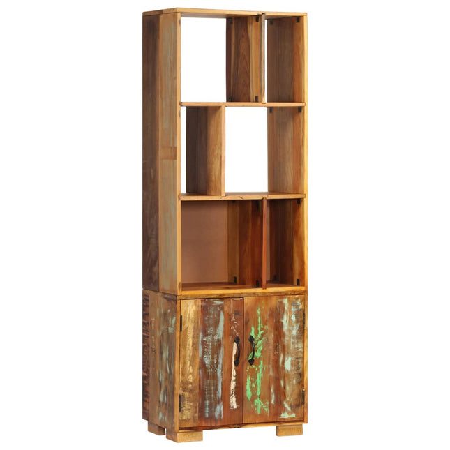 Bibliothèque 60X35X180 Cm Bois De Récupération Solide