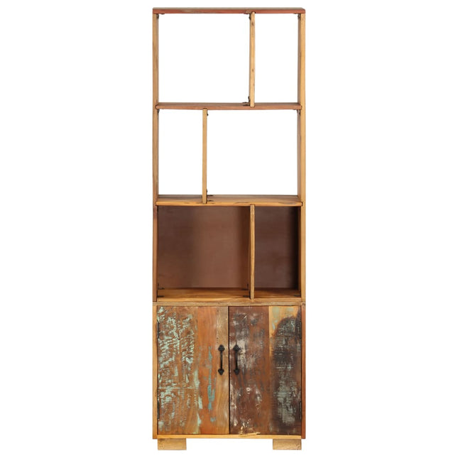 Bibliothèque 60X35X180 Cm Bois De Récupération Solide