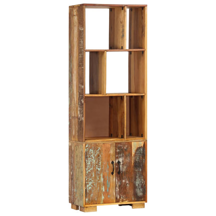 Bibliothèque 60X35X180 Cm Bois De Récupération Solide