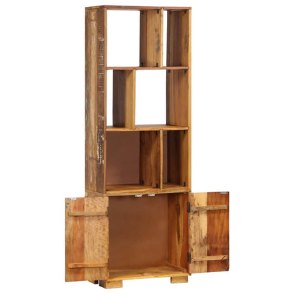 Bibliothèque 60X35X180 Cm Bois De Récupération Solide