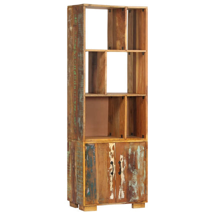 Bibliothèque 60X35X180 Cm Bois De Récupération Solide