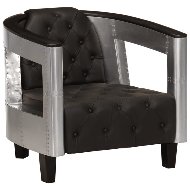 Fauteuil En Style D'aviation Cuir Véritable