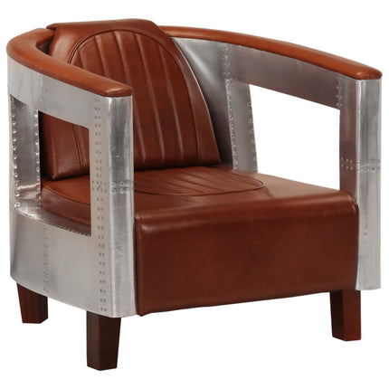 Fauteuil En Style D'aviation Cuir Véritable