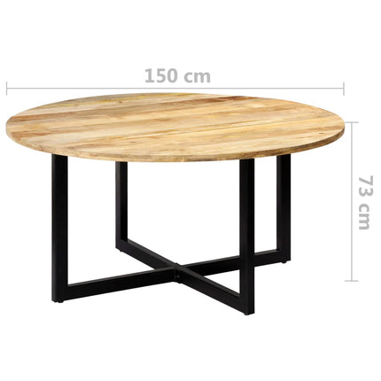 Table De Salle À Manger Bois De Manguier Solide