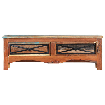 Meuble Tv 120X30X40 Cm Bois De Récupération Massif