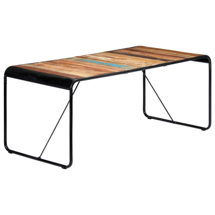 Table À Manger Bois De Récupération Massif
