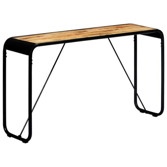 Table Console 140X35X76 Cm Bois De Récupération Massif