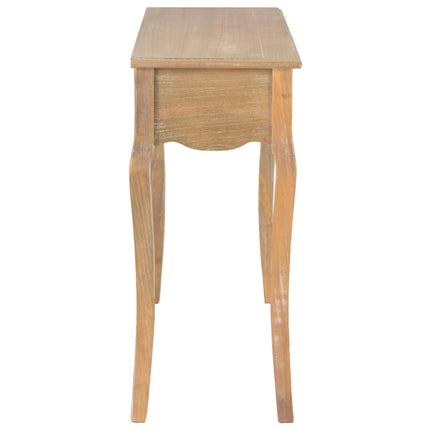 Table Console Avec 2 Tiroirs 110X35X76 Cm Bois De Pin Massif