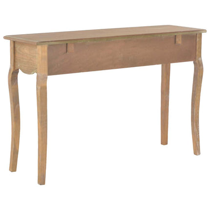 Table Console Avec 2 Tiroirs 110X35X76 Cm Bois De Pin Massif