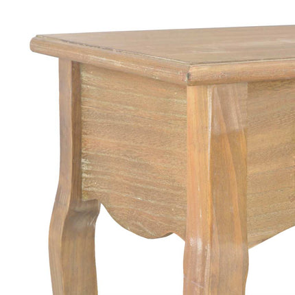 Table Console Avec 2 Tiroirs 110X35X76 Cm Bois De Pin Massif