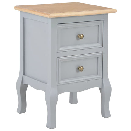 Tables De Chevet 4 Pcs Avec 2 Tiroirs Mdf