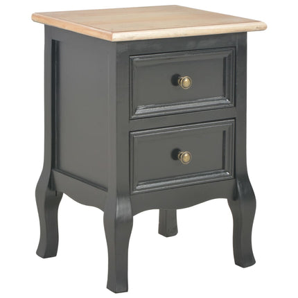 Tables De Chevet 4 Pcs Avec 2 Tiroirs Mdf