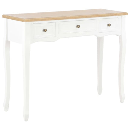 Table De Console Et Coiffeuse Avec 3 Tiroirs