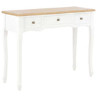 Table De Console Et Coiffeuse Avec 3 Tiroirs