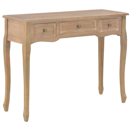 Table De Console Et Coiffeuse Avec 3 Tiroirs