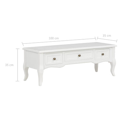 Meuble Tv 100 X 35 X 35 Cm Bois