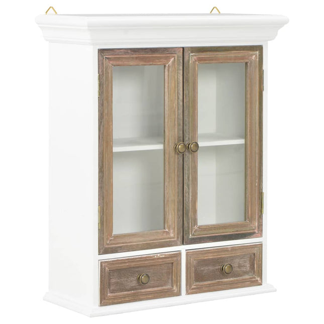 Armoire Murale Blanc 49X22X59 Cm Bois D'ingénierie